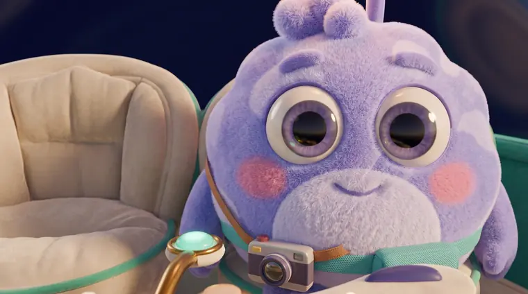 Nubo looks up, surprised